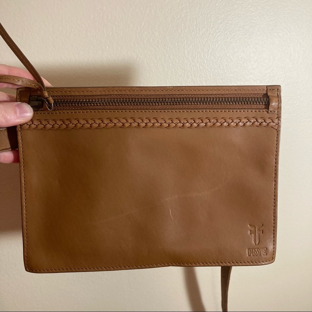 NWT Frye tan belt fanny pack bag